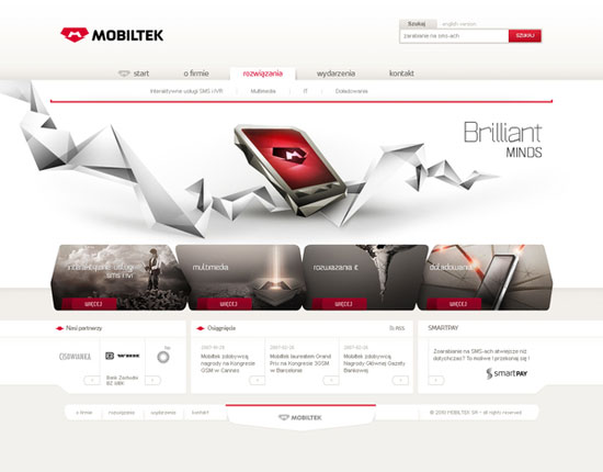 31款創意網頁布局設計（三） 游戲產品互聯網運營的視覺盛宴